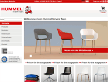 Tablet Screenshot of hummel-mietmoebel.de